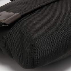 Tumi Black/Brown Nylon and Leather Alpha Bravo Beale Messenger Bag