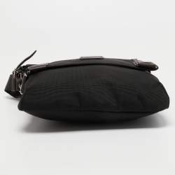 Tumi Black/Brown Nylon and Leather Alpha Bravo Beale Messenger Bag
