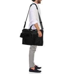 Pre Owned TUMI Black Nylon Organizer Laptop Briefcase