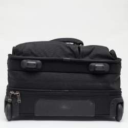 Tumi Black Nylon Alpha Deluxe Laptop Briefcase