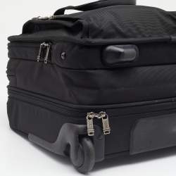 Tumi Black Nylon Alpha Deluxe Laptop Briefcase
