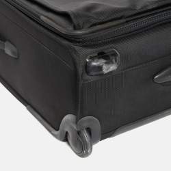 TUMI Black Nylon International Dual Access Suitcase