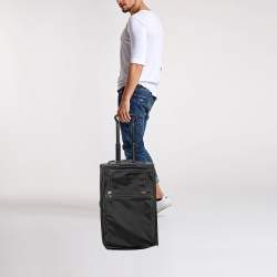 TUMI Black Nylon Alpha 2 International Expandable Suitcase