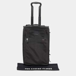 TUMI Black Nylon Alpha 2 International Expandable Suitcase