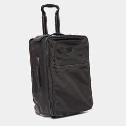 TUMI Black Nylon Alpha 2 International Expandable Suitcase