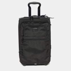 TUMI Black Nylon Alpha 2 International Expandable Suitcase