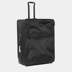 TUMI Black Nylon Alpha Expandable Suitcase