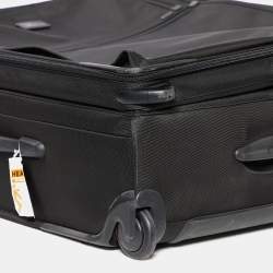 TUMI Black Nylon Alpha Expandable Suitcase