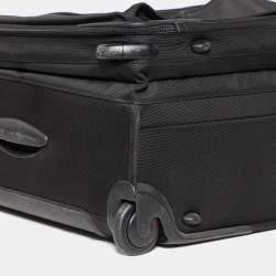 TUMI Black Nylon Alpha Expandable Suitcase
