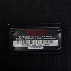 TUMI Black Nylon Alpha Expandable Suitcase