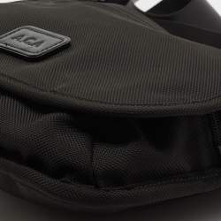 Pre Owned TUMI Black Nylon Alpha Flap Messenger Bag
