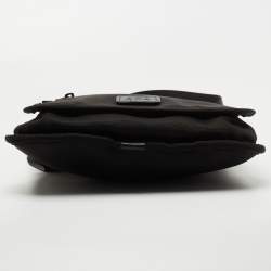 Pre Owned TUMI Black Nylon Alpha Flap Messenger Bag