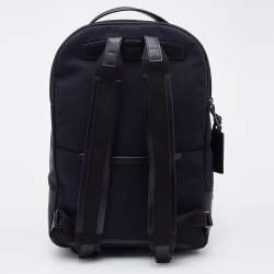 Pre Owned TUMI Black Nylon and Leather Backpack