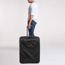 Pre Owned TUMI Black Nylon 2 Wheeled Alpha Expandable Luggage