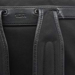 Tumi Black Nylon and Leather Barker Backpack