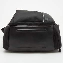 Tumi Black Nylon and Leather Barker Backpack
