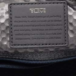 Tumi Black Leather Alpha Bravo Arnold Zip Flap Expandable Messenger Bag