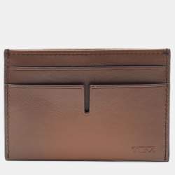 Tumi Men's Nassau SLG Leather Money Clip Card Case