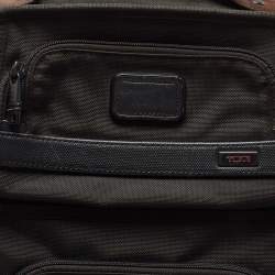  TUMI Black Nylon and Leather Alpha 2 T-pass Business Class Backpack 