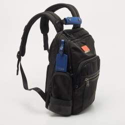 TUMI Black Nylon Alpha Bravo Nellis Backpack