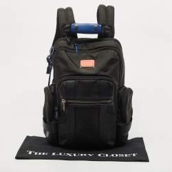 TUMI Black Nylon Alpha Bravo Nellis Backpack