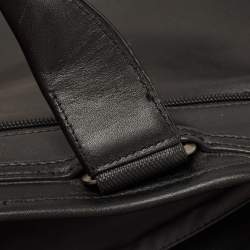 Tumi Black Leather Alpha 3 Laptop Briefcase