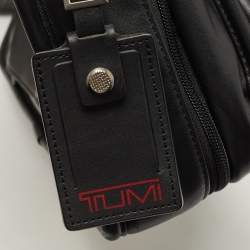 Tumi Black Leather Alpha 3 Laptop Briefcase