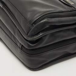 Tumi Black Leather Alpha 3 Laptop Briefcase
