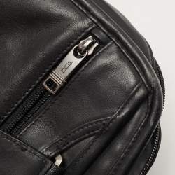 Tumi Black Leather Alpha 3 Laptop Briefcase