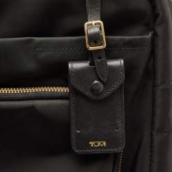 Pre Owned TUMI Black Nylon 4 Wheel Voyageur Carry On Luggage