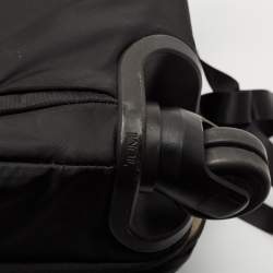 Pre Owned TUMI Black Nylon 4 Wheel Voyageur Carry On Luggage