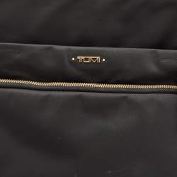Pre Owned TUMI Black Nylon 4 Wheel Voyageur Carry On Luggage