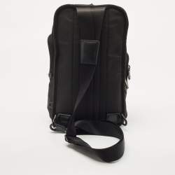 Pre Owned TUMI Black Nylon Alpha Bravo Monterey Sling Bag