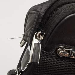 Pre Owned TUMI Black Nylon Arrive Lucas Crossbody Bag