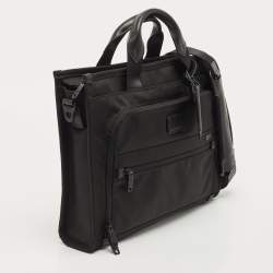 Pre Owned TUMI Black Nylon Alpha 2 Slim Deluxe Portfolio Laptop Bag 