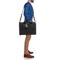 Pre Owned TUMI Black Nylon Alpha 2 Slim Deluxe Portfolio Laptop Bag 