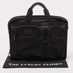 Pre Owned TUMI Black Nylon Alpha II T-Pass Laptop Bag