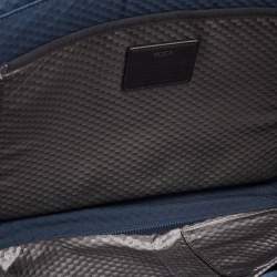 Pre Owned TUMI Dark Brown Leather Alpha Bravo Aviano Slim Briefcase