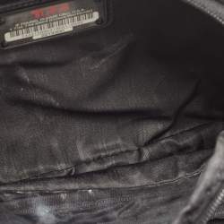 Pre Owned Tumi Black Nylon and Leather Zip Pouch