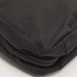 Pre Owned Tumi Black Nylon and Leather Zip Pouch