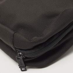 Pre Owned Tumi Black Nylon and Leather Zip Pouch