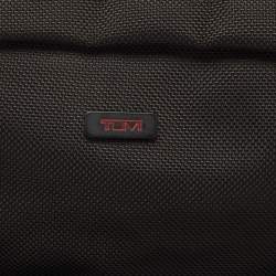 Pre Owned Tumi Black Nylon and Leather Zip Pouch