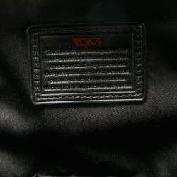 Pre Owned Tumi Black Leather Alpha 3 Deluxe 4 Wheeled Expandable Case Brief