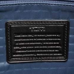 Tumi Black Nylon and Leather T-Pass Kennedy Deluxe Brief Laptop Bag