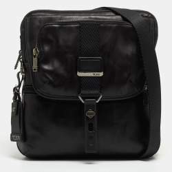 Faure Le Page Black/Grey Canvas and Leather Express 36 Bag