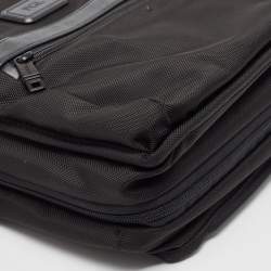 TUMI Black Nylon Alpha II Expandable T-Pass Laptop Bag
