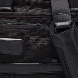 TUMI Black Nylon Alpha II Expandable T-Pass Laptop Bag