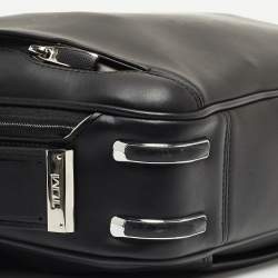 Pre Owned TUMI Black Leather Arrive Sadler Brief Laptop Bag