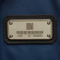 Pre Owned TUMI Black Leather Arrive Sadler Brief Laptop Bag