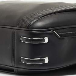 Pre Owned TUMI Black Leather Arrive Sadler Brief Laptop Bag